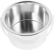 LIFKOME Wax Warm Heater Wax Heater Hard Wax Warmer Pot Wax Melt Liners Professional Wax Pot Small Wax Pot Hair Removal Wax Warmer Wax Warmer Liner Mini Wax Pot Aluminum Alloy Silver