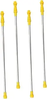 Parliky Stainless Steel Spray Boom 4pcs Telescopic Sprayer Pole for Garden Sprayer Replacement Part