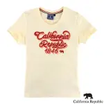 【CALIFORNIA REPUBLIC】品牌小熊嘉年華風圓領棉 女T