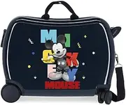 [Disney] Mickey Party Cabin Suitcase, Navy Blue, 50x38x20 cms, Children Suitcase