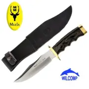 MUELA BUFALO-17M Fixed Blade Hunting Knife with Leather Sheath *made in Spain