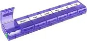 Ezy Dose Premium Weekly (7-Day) Locking Pill Organizer and Planner (XL) │Secure Prescription Medications │ Prevent Accidental Spilling