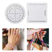 Disc Macrame Braided Cord String Bracelet Handmade Weaving
