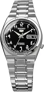SNK063J5 Seiko 5 Seiko5 Watch Automatic Black Silver [Men], Bracelet Type