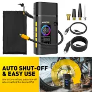 12V High Pressure Cordless Air Compressor Tire Inflator W/ Digital Gauge Portabl