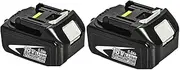 [2 Pack] 18V Makita Compatible Battery Replacement 6.0 AH | BL1830 BL1850