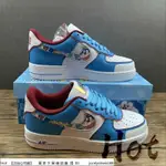 HOT DORAEMON × NIKE AIR FORCE 1 LOW 白藍 空軍 哆啦A夢 叮噹貓BQ8988-106