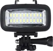 GUYOS High Power 700LM Diving Video Fill-in Light LED Lighting Lamp Waterproof 40M 1200mAh Built-in Rechargeable Battery with Diffuser for Yi Sports Action Camera