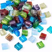 Craftdady Lampwork Glass Beads Square