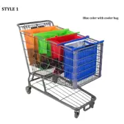 4 Shopping Trolley Bag Grocery Cart Bags Large Size Reusable