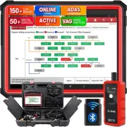 LAUNCH X431 PRO3S+ Bidirectional Diagnostic Tool ECU Coding TPMS OBD2 Scanner