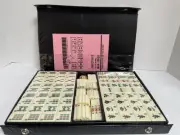 Mahjong Asian Tile Set Vintage New, Complete with 144 tiles, sticks, dice, Inst.
