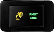 12V 3A ON-OFF Horizontal Push button Switch RIGHT SIDE for Nissan PATROL GQ (1987~1997) GU Series 1 (1997~2001) AMBER GREEN