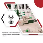 Table Decoration Number Plate Holder Name Card Stand Message Note Clip
