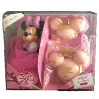 在飛比找蝦皮商城優惠-迪士尼人物造型 香皂禮盒 -米妮款 香皂x2+沐浴球x1 【