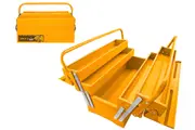 INGCO 16 Inch Steel Empty Tool Box (3 Tray) HTB03 Size:400x200x195mm