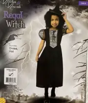 Rubie's Witches & Wizards Regal Witch Child Costume XS (3-4) Dress & Hat toddler