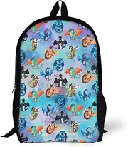 Generic Wings of Fire Backpacks Cartoon Backpack 3D Printed Laptop Bag Shoulder Light Casual Backpack Travel Hiking Camping, 17inch, Cartoon, 17inch, Cartoon
