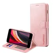 For Apple iPhone 7/8 Case, SupRShield Wallet Leather Flip Magnetic Stand Case Cover For Apple (Rose Gold)