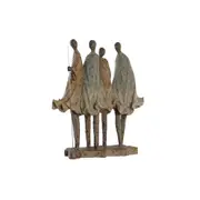 Decorative Figure Dkd Home Decor African Woman Resin Multicolour 33.5 x 14.5 x 41 Cm