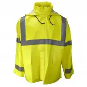 227AJ Dura Arc I Series PVC/Nomex ANSI Class 3 Arc Flash Jacket , L, Y
