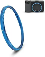 JJC Metal Lens Decoration Ring Cap for Ricoh GR III GR3 Accessories Replace Ricoh GN-1 Ring Cap -Blue