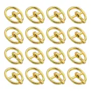 50Pcs Metal Roller Buckles, 5.5mm - 0.22" Sewing Mini Buckle (Gold, 10mm)