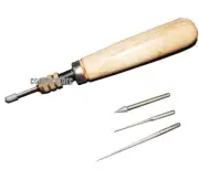 4pc Pro Diamond Reamers Set Wood Handle Bead Pearl Jewelry Beading