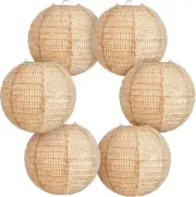 Print Burlap Paper Lanterns round Chinese Paper Lanterns Decorative Farmhouse Cl