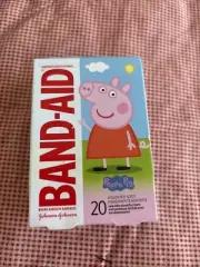 2- Boxes Of BAND-Aid PEPPA PIG ASSORTED Sizes 20 Count