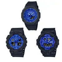 在飛比找momo購物網優惠-【CASIO 卡西歐】G-SHOCK系列造型藍白變形蟲電子錶