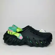 Crocs Echo Clog Shoes Spring Break Edition Black/Multicolored M11/W13 New W/Box