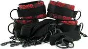 California Exotic Novelties Scandal Bed Restraints, Red