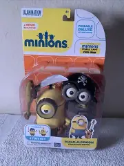 Minions Movie Poseable Action Figure Build-A-Minion Pirate/Cro-Minion New Sealed