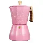 Coffee Pot 150ml Stovetop Espresso Shot Mocha Maker Kettle 15x12x15.5cm Aluminum