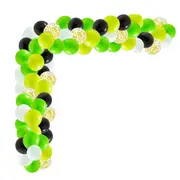 ANYPARTY Balloons Green Black 110Pcs Table Garland Arch Jungle Theme Party Decor