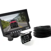 Elinz 7" HD LCD Monitor 12V/24V IR CCD 4PIN Car Reversing Camera Truck Caravan - 7.0" | Wired Transmission | 4PIN System