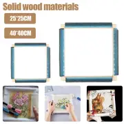 Punch Needle Frame Solid Wood Gripper Strip Frames Easy Assembly Square weoHg
