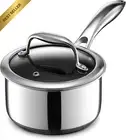 1L Hybrid Nonstick Saucepan with Glass Lid, Stay-Cool Handle, Induction Ready