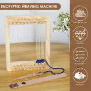 Weaving Loom Kit Steady Tapestry Weaving Machines Flexible Encryption -