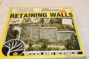 HO Scale Woodland Scenics Three Random Stone Retaining Walls #C1261 BNOS