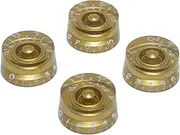 [Black Dog Music] Set of 4 Gold LP Style Guitar Control Knobs Volume Tone for Epiphone Les Paul Style Electric Guitar