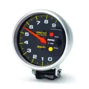Auto Meter 6809 5" Tachometer Gauge - 0-9,000 rpm, Pedestal with Peak Memory