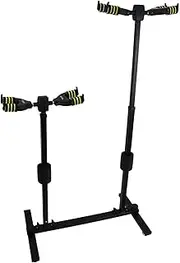 Perfeclan Guitar Stands Floor, Heavy Duty 4 Guitar Stand, Guitars Display Rack, Multi Guitar Stand for Banjos, Studio, Music Room, Bass, Self Locking Hook