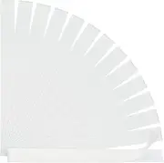 BENECREAT 16Pcs 11.2inch Glue Strips with Mesh Backing, 24mm/0.9inch Wide Hot Melt Resin Strips, Thermal Glue Strips for Book Binding Repair Hot Melt Binding Machine, 1.2mm Thick