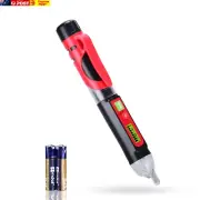 Non-Contact AC Voltage Detector Pen, 12V-1000V/48V-1000V Dual Range, High/Low Ad