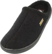 HAFLINGER Unisex at Nordkap Wool Hard Sole Slippers, Black, EU49