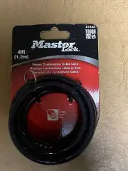 Master Lock 8143D Combination Bike Lock, 4 ft long, Black, USA Free shipping