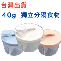 在飛比找蝦皮購物優惠-台灣出貨 四格旋轉奶粉分裝盒 240ml 40g 三色 奶粉