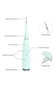 Electric Dental Scaler Tartar Calculus Plaque Remover Teeth Stains Cleaner Tool